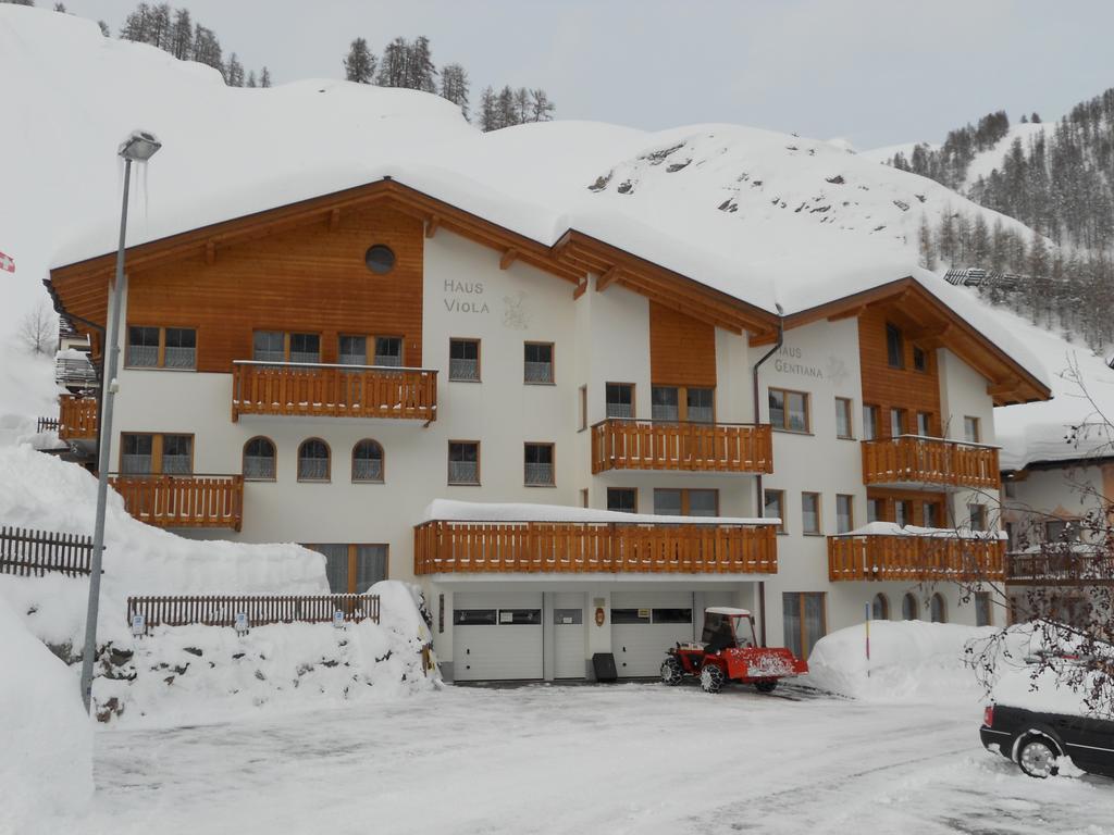 Ferienwohnung Haus Gentiana Samnaun Exterior foto